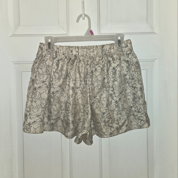 Rag & Bone White Printed Silk Holten Shorts - Picture 4 of 9